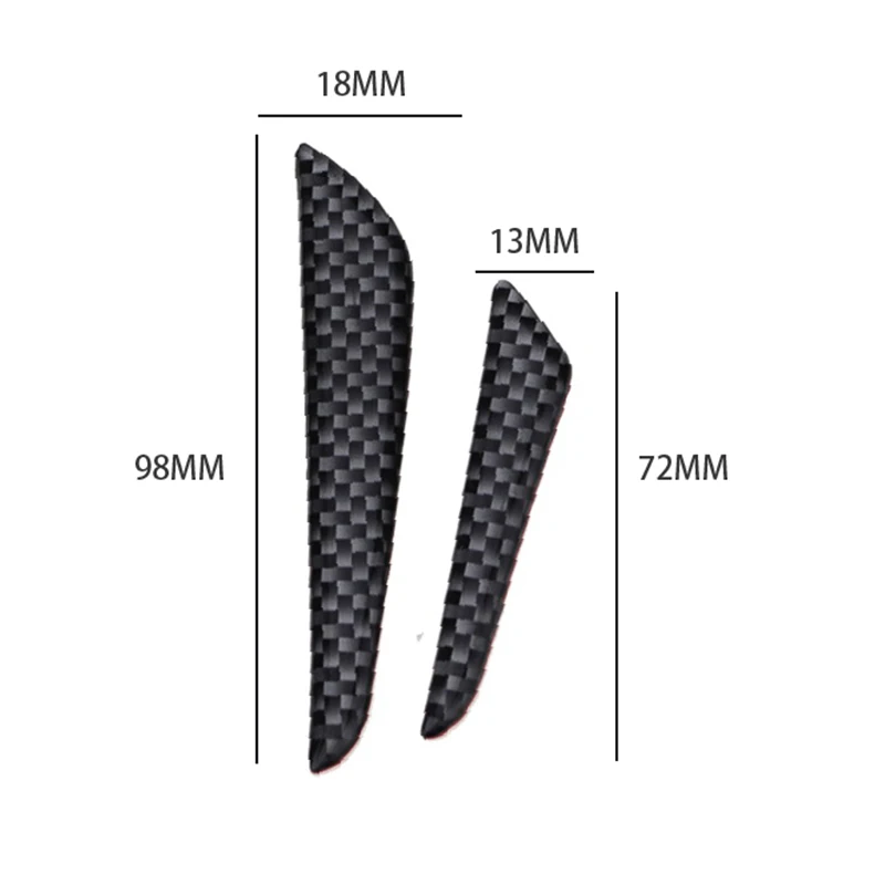 Углеродные защитные полоски дверей автомобиля защита края для Chevrolet Cruze TRAX Aveo Sonic