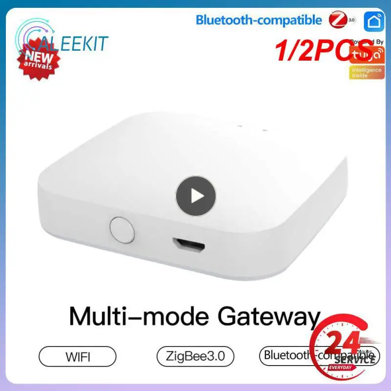 

Кнопка-толкатель Tuya для умного робота, автоматический переключатель с голосовым управлением через приложение, для Alexa Google Home, 1/2 шт.