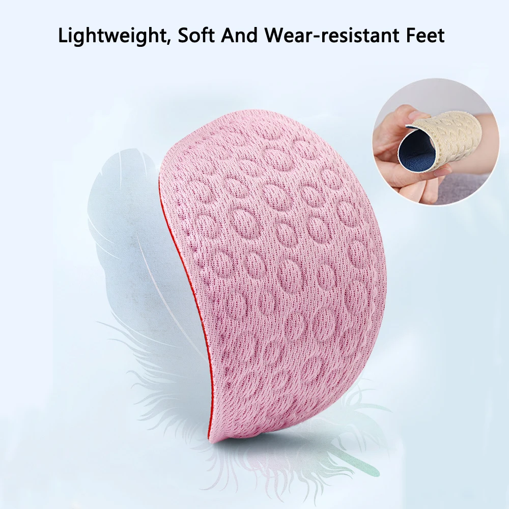 Memory Foam Half Insoles for Shoes Women High Heels Anti-Slip Sole Forefoot Insert Pad Pain Relief Foot Massage Cushion Pads