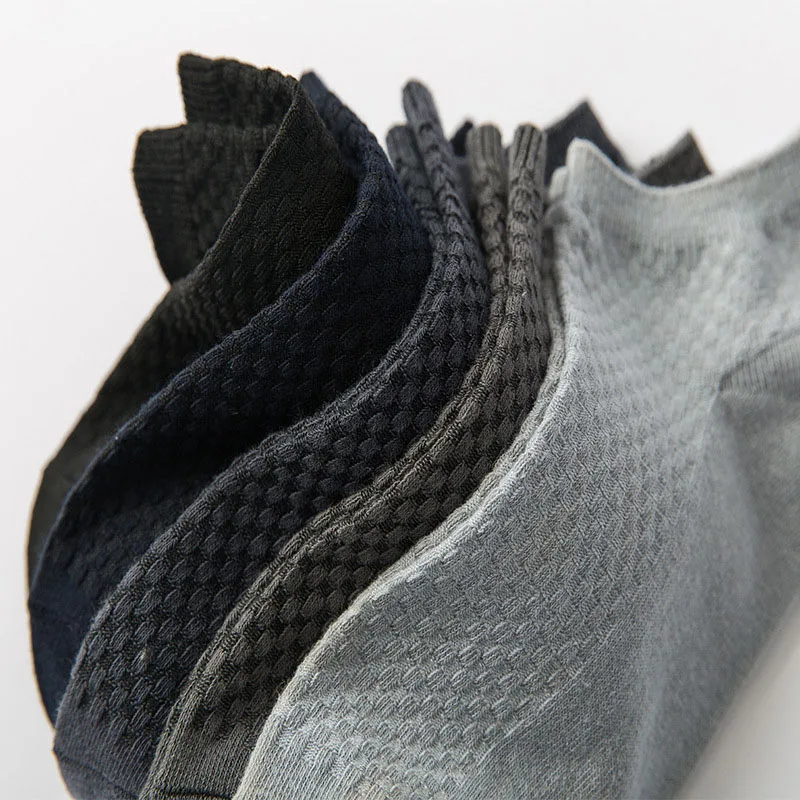 Носки мужские из бамбукового волокна деловые Повседневные Дышащие впитывающие