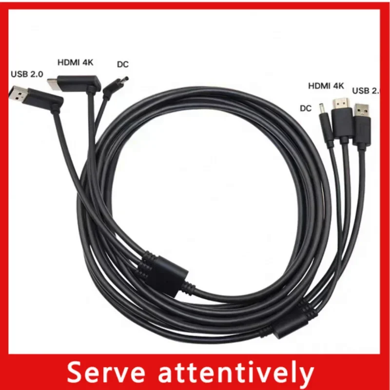 Замена плоского кабеля для HTC Vive 3 в 1 кабель HDMI 5 м USB VR Power Games