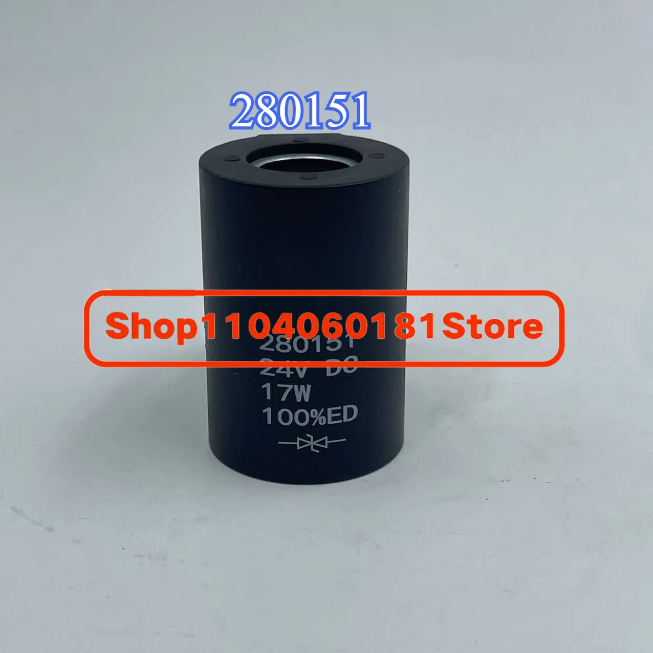 

280151 Электрические детали экскаватора Катушка электромагнитного клапана 24 В 17 Вт Детали экскаватора Интерьерные детали