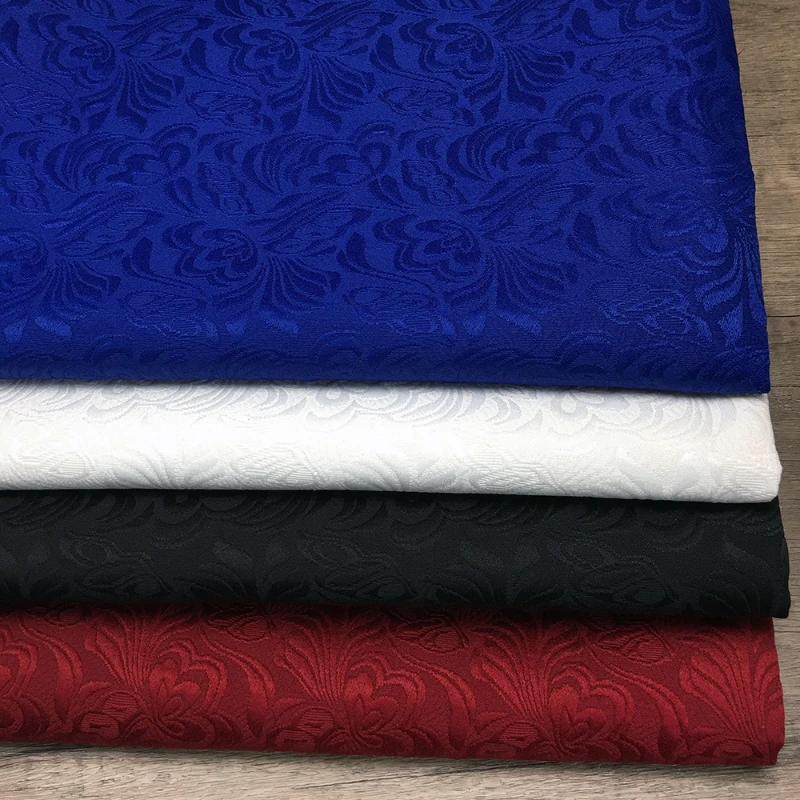 

Polyester Cotton Jacquard Fabric European American Butterfly Flower Style Convex Pattern Suit Dress Sew Design Wholesale Cloth