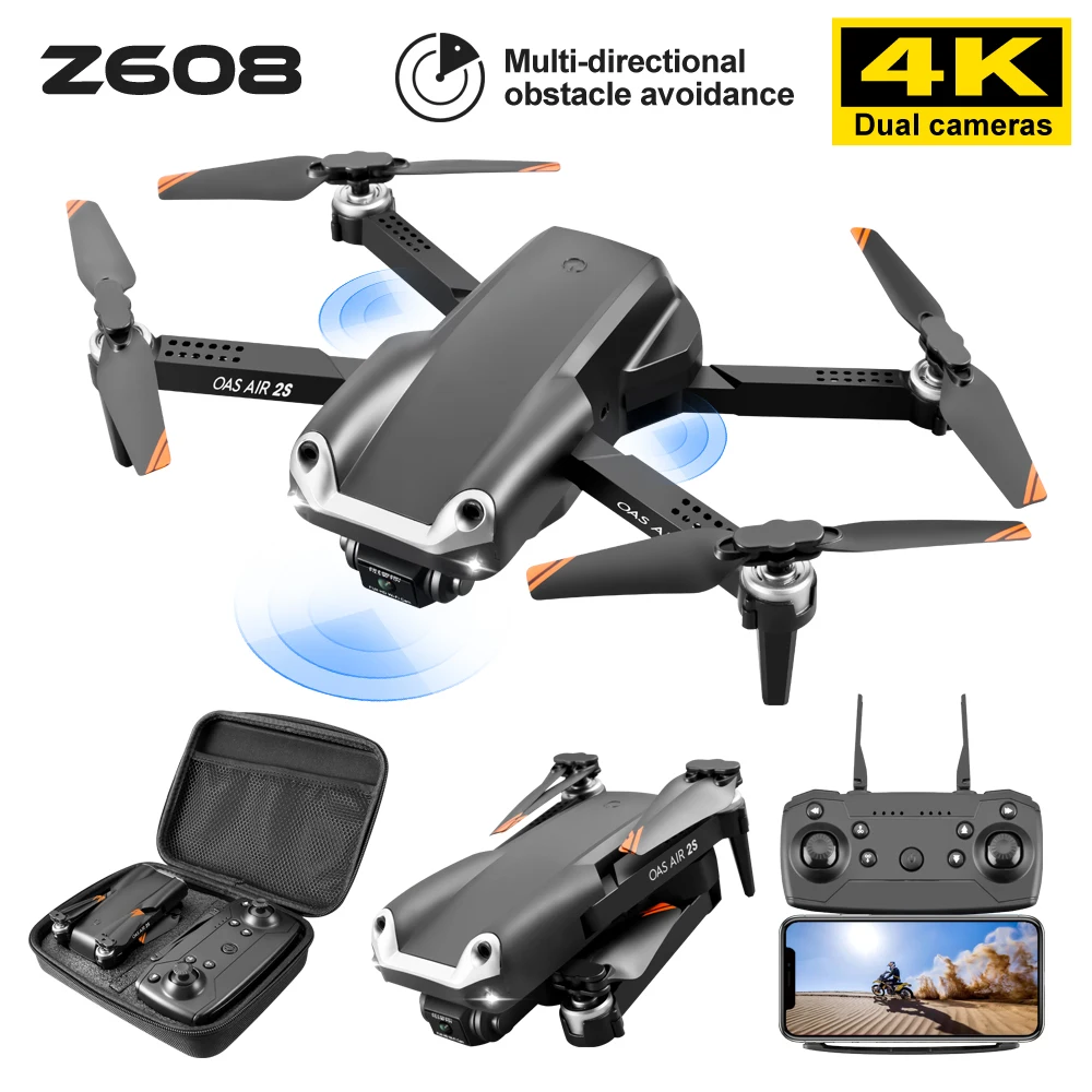 

Складной Квадрокоптер Z608 4K Hd Wi-Fi Fpv с камерой, 2021