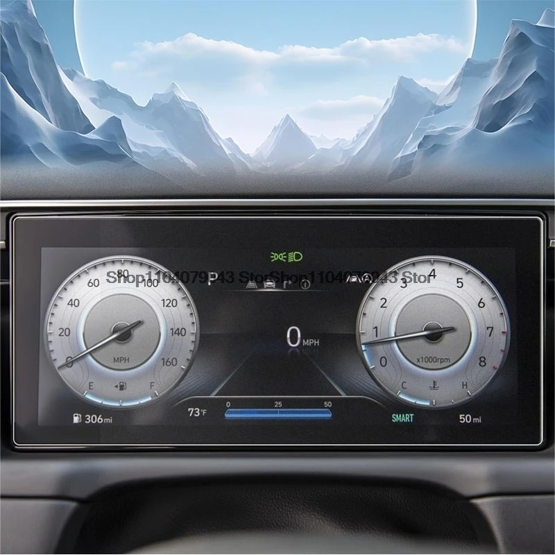 

Защитная пленка из закаленного стекла для Tucson NX4 2021 2022 2023, автомобильная ЖК-панель приборной панели, аксессуары для салона автомобиля, защита от царапин