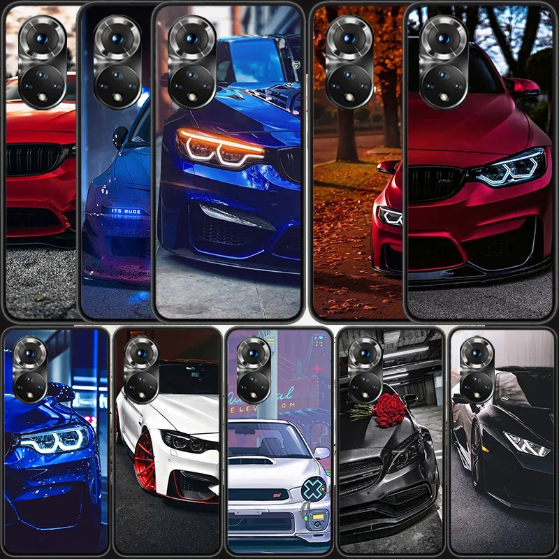 

Hot Blue Red for Bmw Phone Case For Huawei P Smart 2021 Y5 Y6 Y7 Y9 Honor 50 20 Pro 10 10I 9 9X Y9S 8 8A 8X 8S 7S Cover