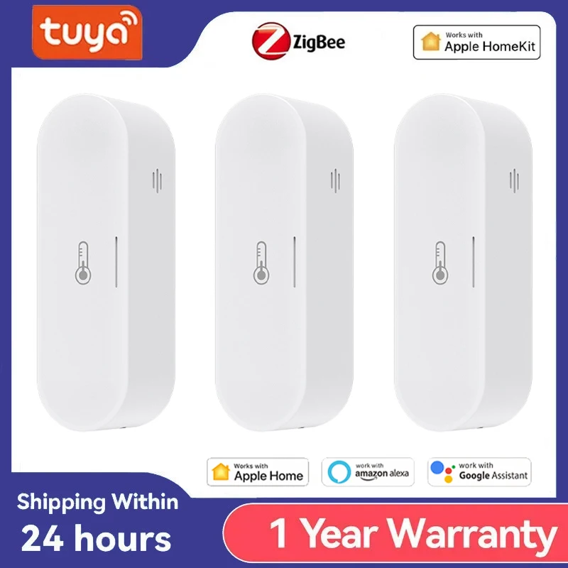 Умный Комнатный Термометр Tuya Zigbee С Датчиком Температуры И Влажности Работает