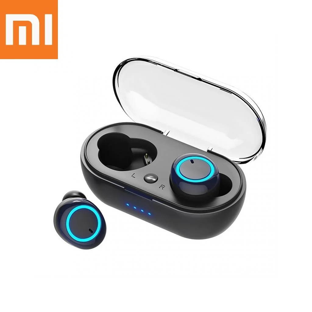 

Bluetooth-гарнитура XIAOMI Y50, TWS, для смартфона, TWS, беспроводные наушники-вкладыши, игровая стереогарнитура с зарядным чехлом