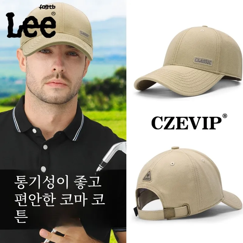 Fogtb Хаки Шляпа от солнца для гольфа Мужская зимняя хлопковая спортивная кепка с