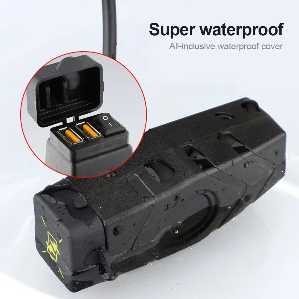 QC3.0 с быстрой зарядкой 36 Вт и переключателем дисплея напряжения электрический