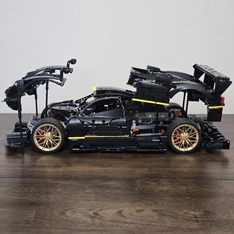 Фото Новый MOC Zonda R Most Wanted Track Edition Racing Supercar Racers Транспортные средства Строительные блоки Кирпичи Игрушки Дети Мальчики Подарки на день рождения №4