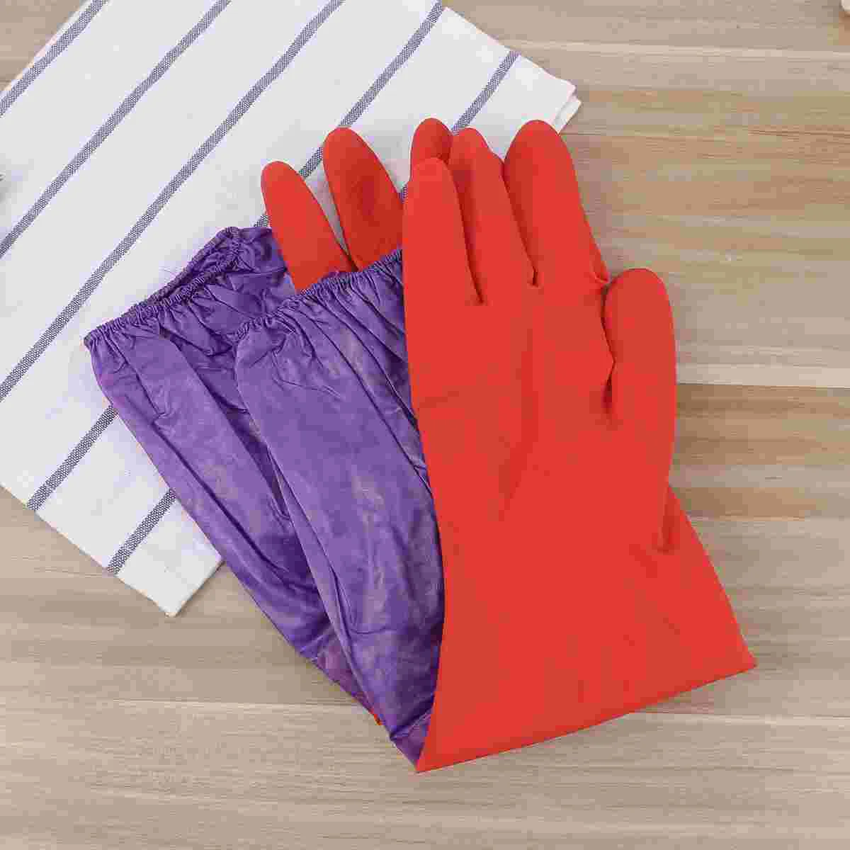 

Pair of Elbow Length Water Resistant Gloves Aquarium Water Change Gloves (Random Color)