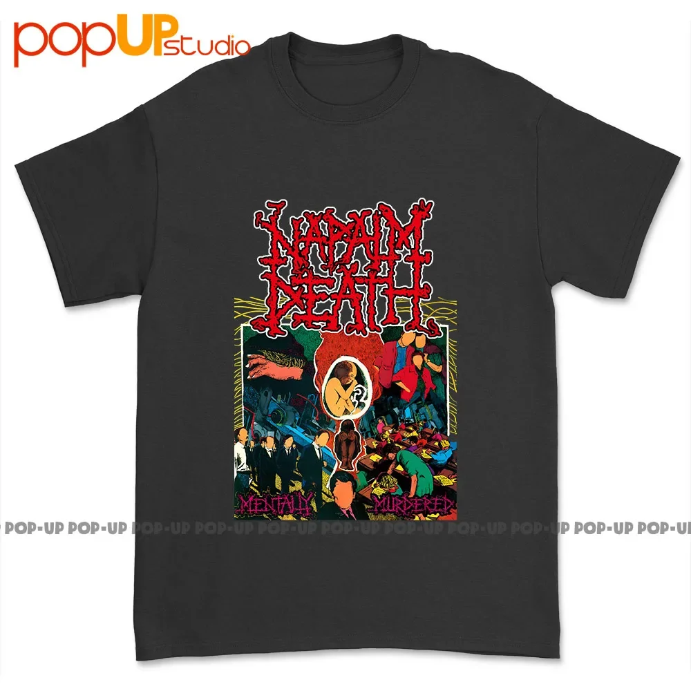 Футболка Napalm Death Mentally Murdered хлопковая PEDRAZA S-5XL