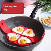 egg pancake ring four holes nonstick maker mold silicone baking omelet moulds cooker items for kitchen gadgets and accessories