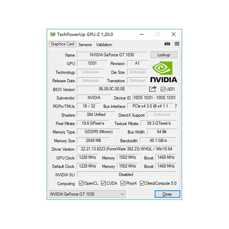 Видеокарта JINGSHA Geforce GT 1030 2 ГБ Gddr5 графические карты Gt1030 видеокарта с пластиной для
