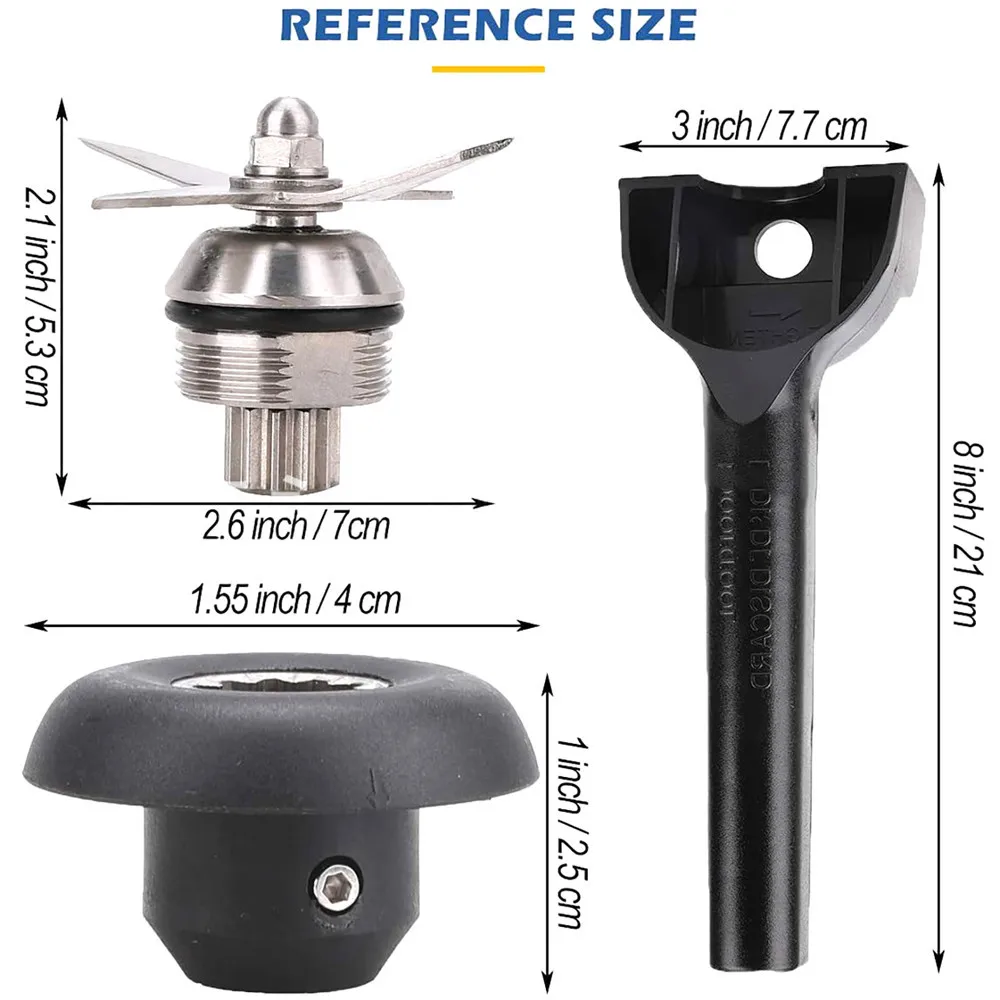 Mixer Blade with Wrench /Drive Socket Special for Vitamix 52