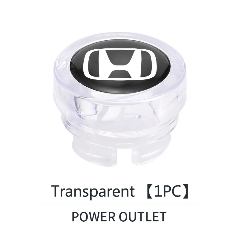 Fashion Car Cigarette Lighter Cover Button Protector Case Dust Cap For Honda Mugen Power Civic Accords CRV Hrv Jazz CBR VTEC VFR