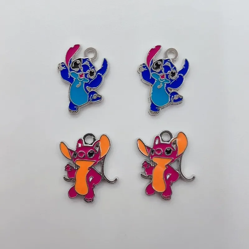 

10 шт. в упаковке, сплав, капли, Ститч, животные, собака, подвеска, DIY брелок, ожерелье, Симпатичные серьги, подвески