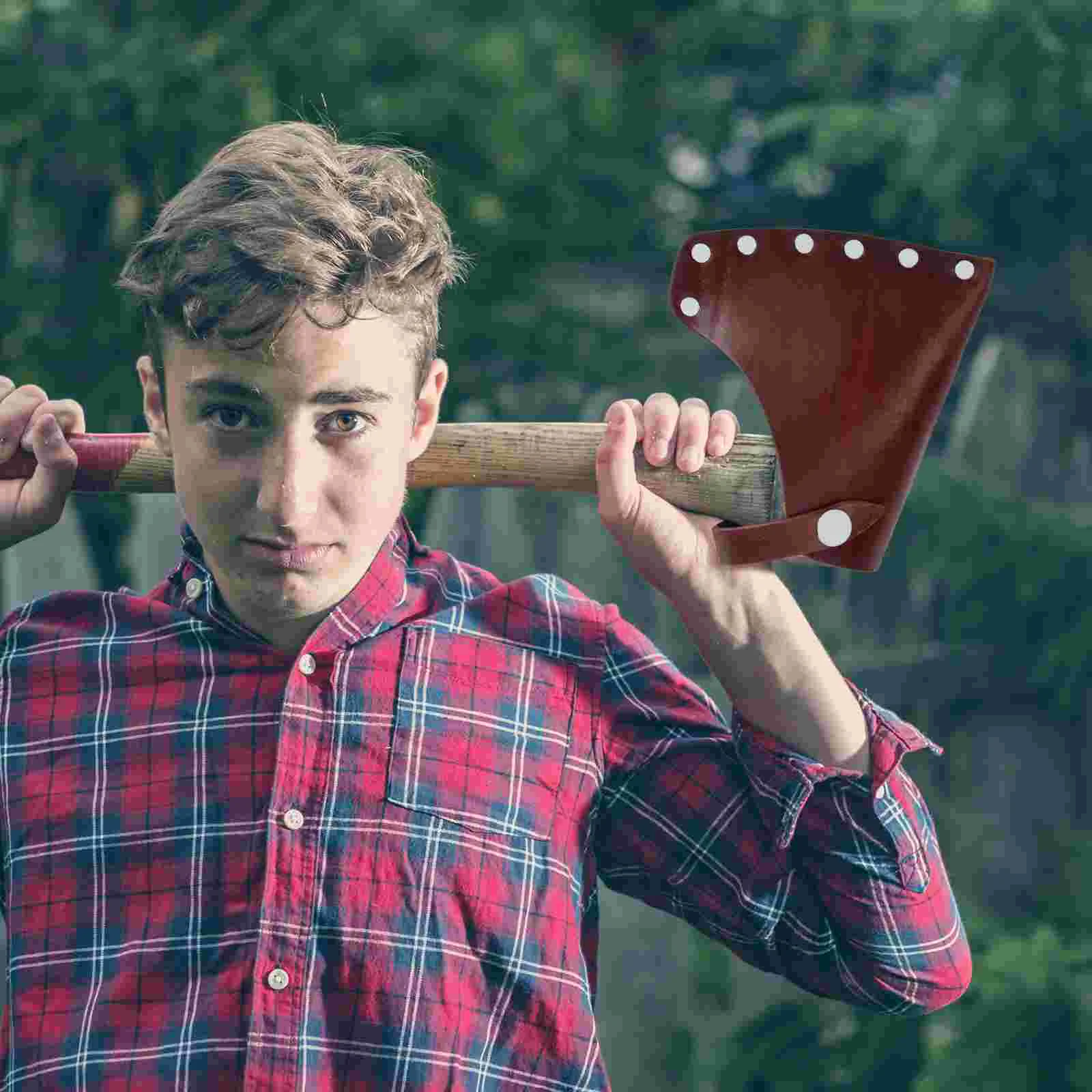 Защитный чехол для топора из кожи крупного рогатого скота портативный защитный