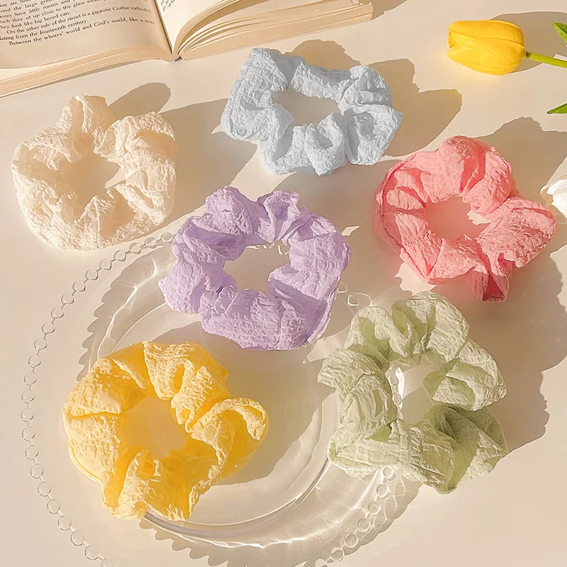 Ful Puff Large Hair Ropes Female Fairy Hair Ties Trendy Young Girls Ponytail Holder