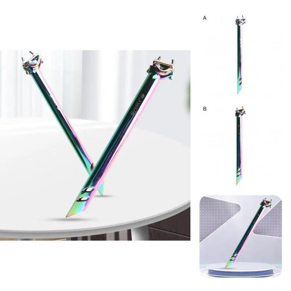

Durable Bike Saddle Seat Fixie Gear Bicycle Accessories Colorful Seatpost Fade-less Mountain Bike Seat Tube
