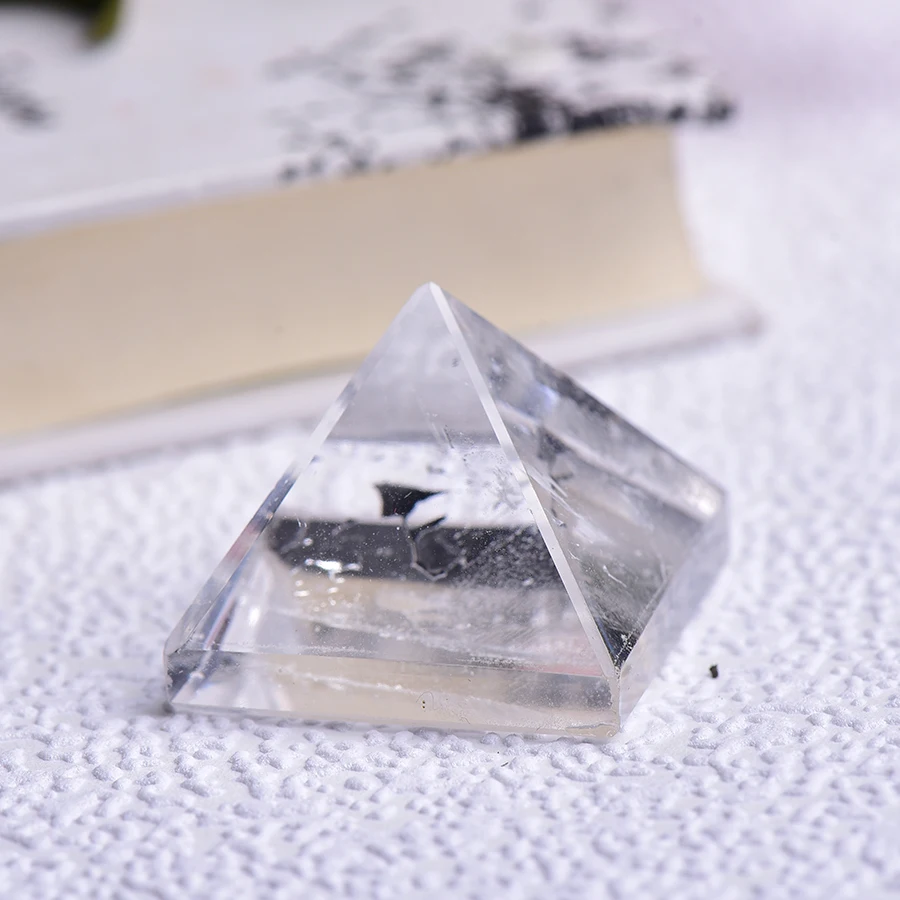 1 шт. 100% натуральная кристаллическая пирамида розовый кварц восстанавливающий