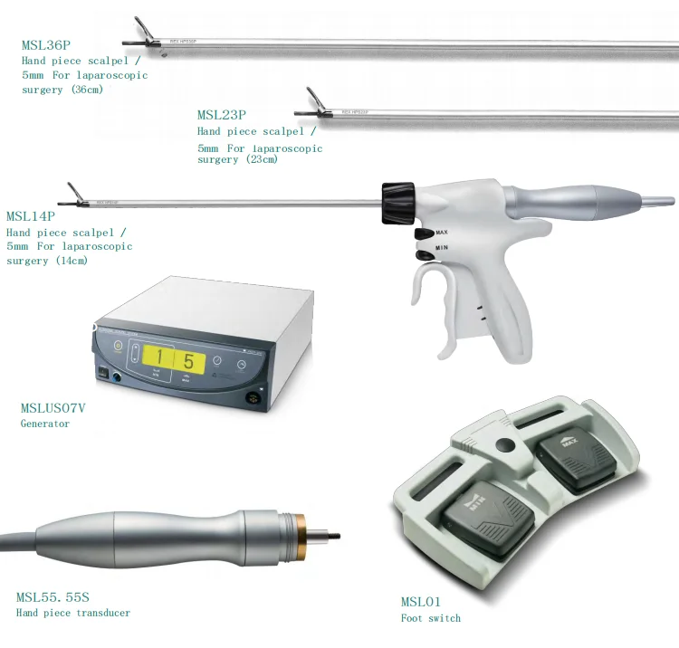 

Handheld Ultrasonic Scalpel System for Animal Use Ultrasound Surgical Scalpel Price MSLUS07V