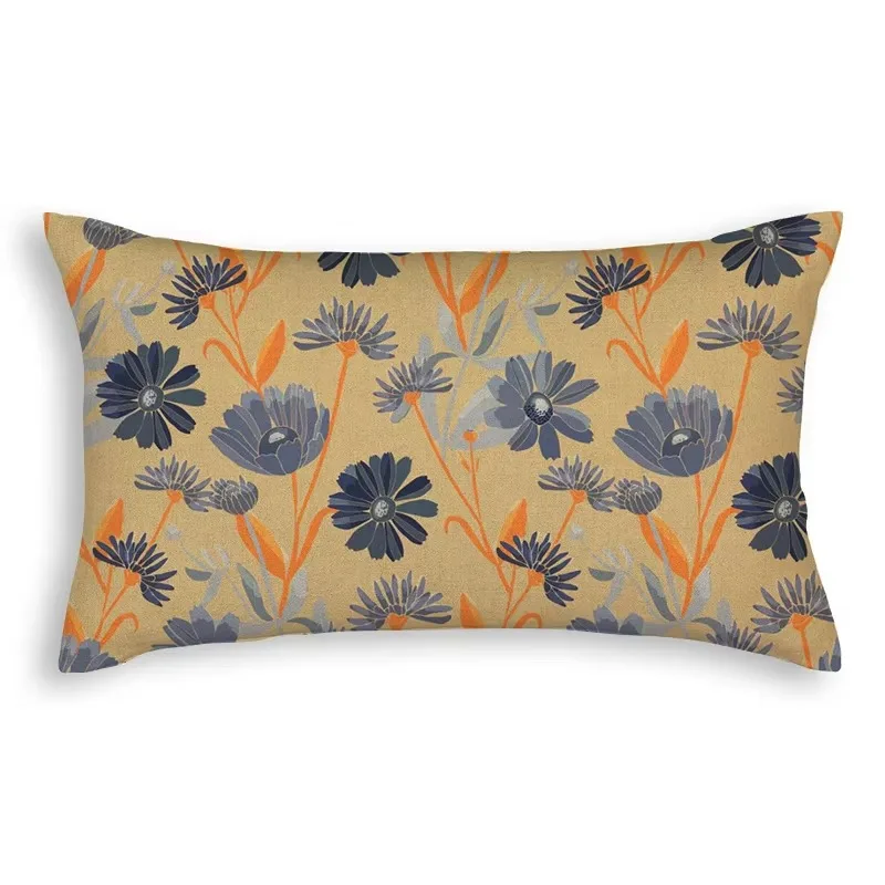 

Декоративная наволочка с принтом подсолнухов