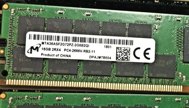 

Оперативная память MTA36ASF2G72PZ-2G6B2QI 16G 2RX4 PC4-2666V DDR4 memory stick
