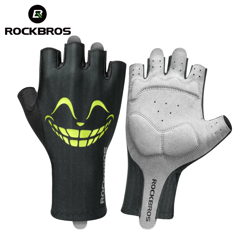 

Велосипедные перчатки ROCKBROS, митенки без пальцев, дышащие, противоскользящие, для горных и шоссейных велосипедов, летние