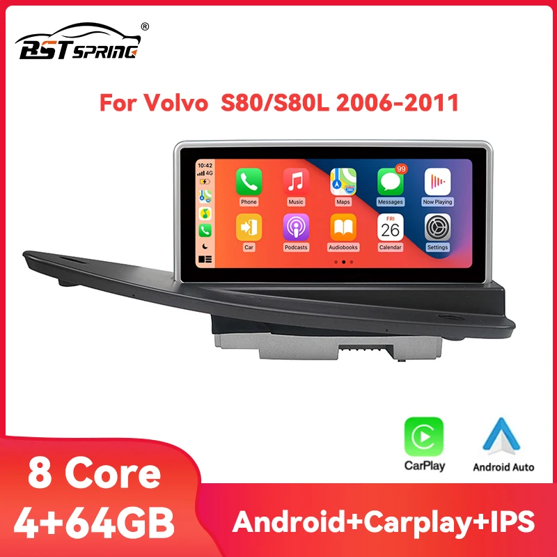 

Autoradio 2din Android Radio Carplay For Volvo S80 2004-2011 Car DVD Multimedia Player Navigation