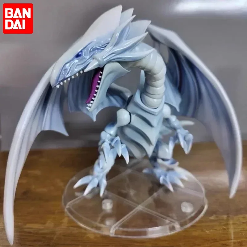 Новинка искусственные игрушки S.H.Monsterarts Shm Yu-Gi-Oh с голубыми глазами и белым
