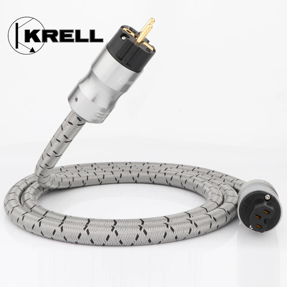 

JP Krell HIFi Power Cable CRYO-156 US AC Power Cord Power Cable Schuko Audio CD Amplifier AMP US power cables EU US Plug