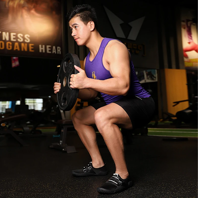 New Unisex Powerful Weightlifting Yoga Gym Beach Sports Shoes Sumo Fighter Soles Portable Sports Shoes Soft Sole Training Shoes