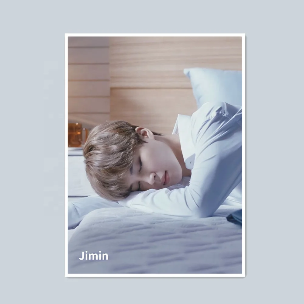 

Wholesale Kpop Sumsung Sleep Coway X Bangtan Boys Adhesive Sticker Wallpaper Poster Art Picture HD Photo Room Home Decor Wall