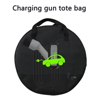 evse ev tote bag for electric vehicle custom icon copywriting gifts charger charging cable plugtype 1 type 2 outlet plug carry