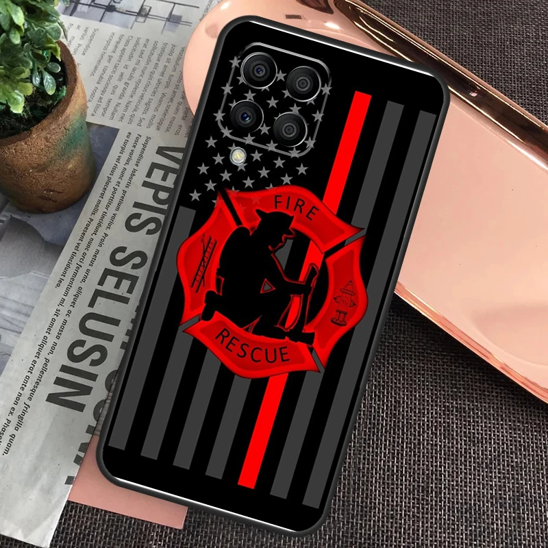 Чехол Firefighter Fire Department Fireman для Samsung Galaxy M20 M15 M55 M31s M51 M21 M11 M13 M33 M53 M52 M32 M12 M14 M34 M54 (art.: 3920ca7b502bb) - 3920ca7b502bb