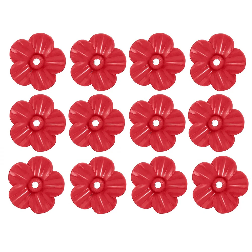 

12 Pcs Hummingbird Feeder Replacement Flower Feeder Garden Outdoor Plastic Flower Pet Bird Supplies Pet Equipment