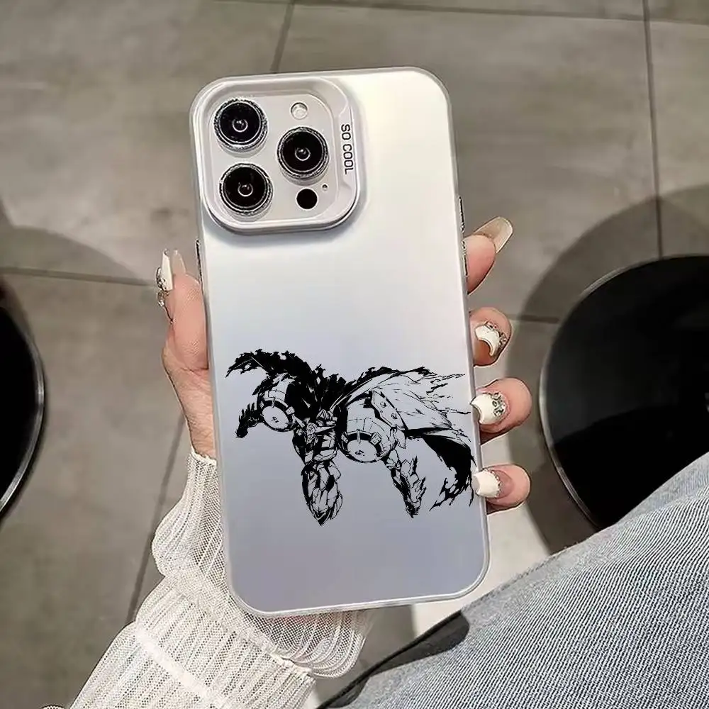 Фото Чехол для телефона Ryoma Nagare Getter Robo для iPhone 17, 16, 15, 14, 13, 12, 11, Mini, Pro, E, MAX, матовый, белый, цвета конфет. №3