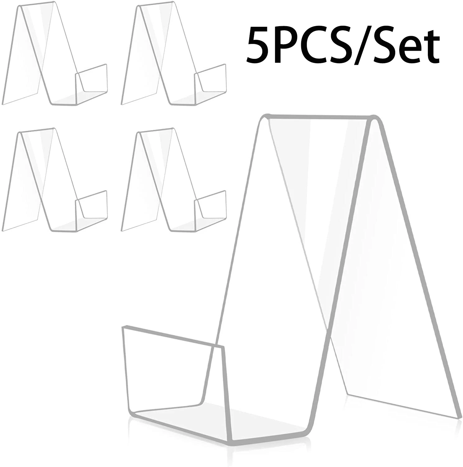 5 шт. акриловая подставка для книжной витрины |