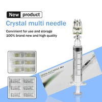 5 pins multi needle sharp crystal replaced microneedle ez vacuum mesotherapy gun for cosmetic dermal filler