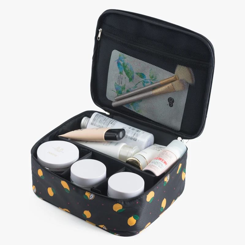 

Cosmetic Bags Women Large Capacity Multi-Storage Multi-Function Waterproof Floral Print Fashion Travel Portable Ins Chic Cases