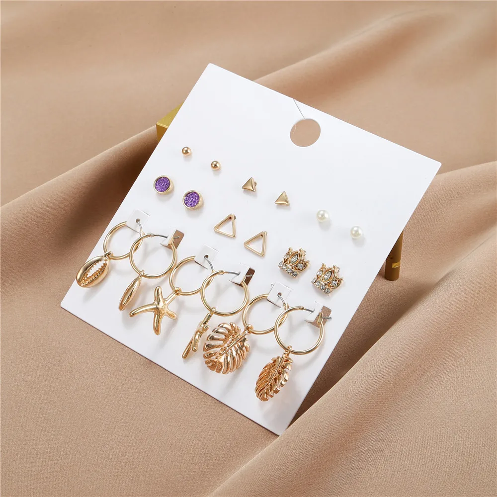 Модная простая креативная Высококачественная Геометрическая Звезда в Корейском