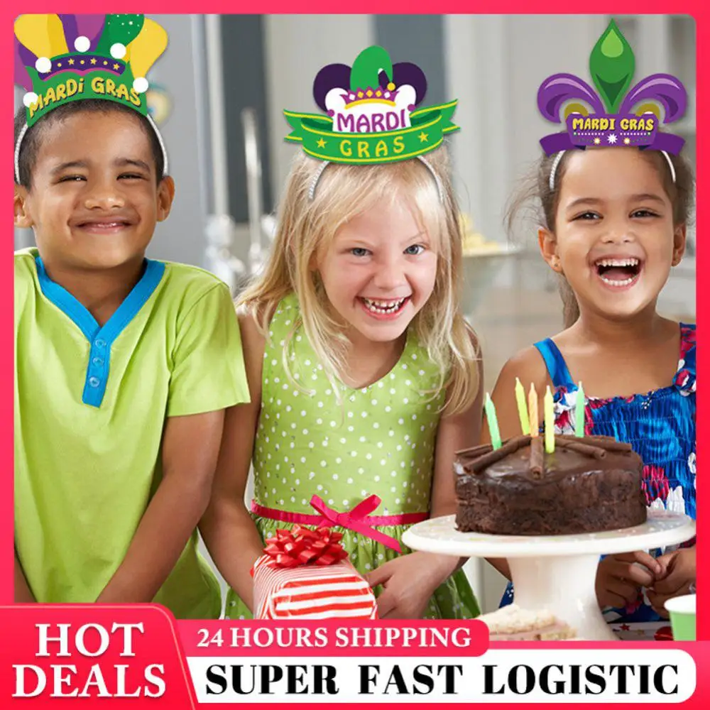 

Carnival Party Headbands Carnival Decoration Exquisite Party Headwear Carnival Decors St. Patricks Day Hat Headband