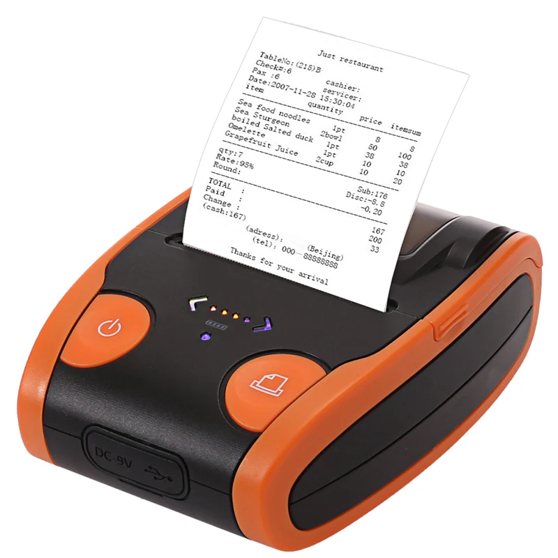 

Wireless Mini Thermal Printer USB Blue-tooth Label 58mm Thermal Paper Printer