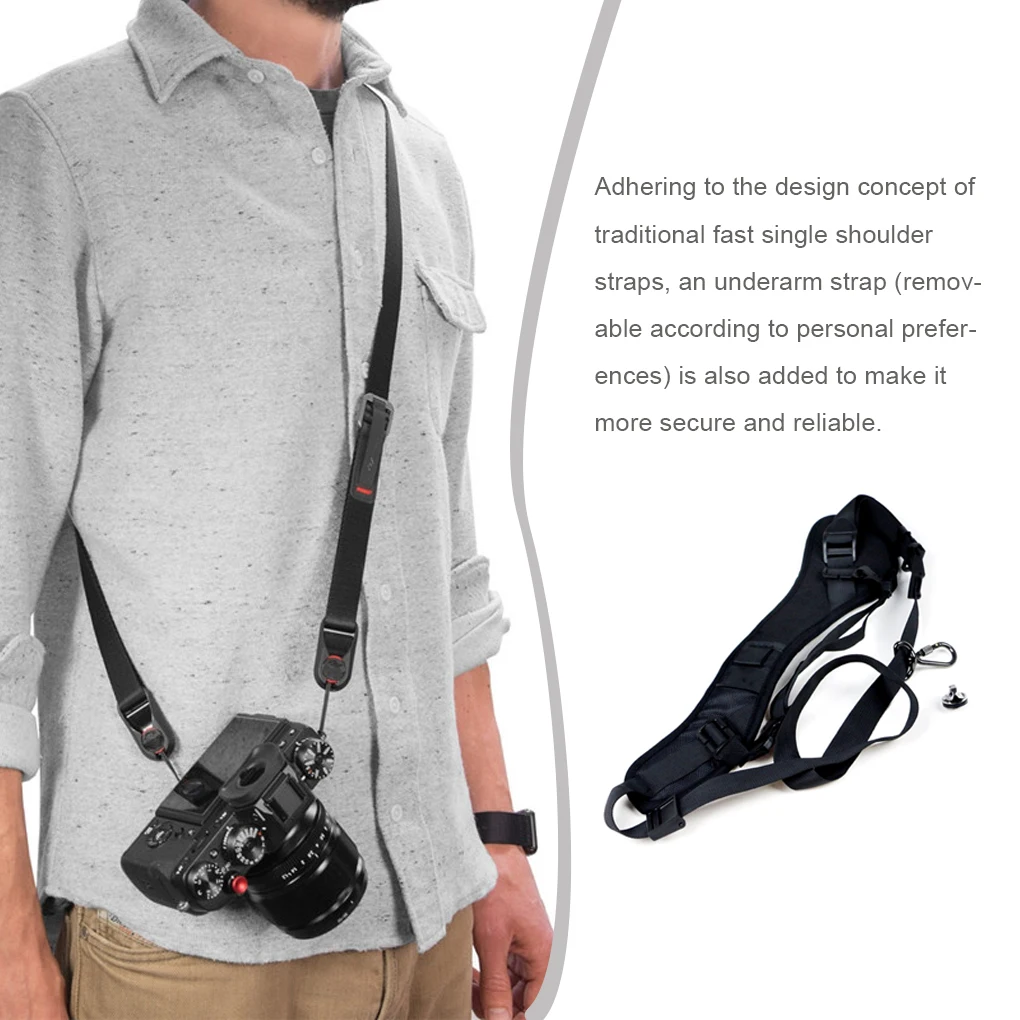 

Camera Shoulder Strap DSLR Adjustable Sling Belt Photography