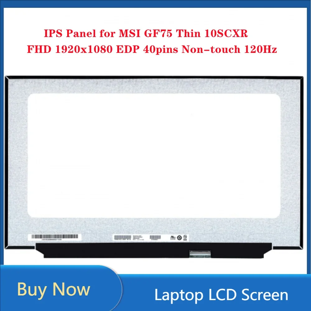 17 3-дюймовый тонкий ЖК-экран MSI GF75 10SCXR IPS-панель FHD 1920x1080 EDP 40 контактов без