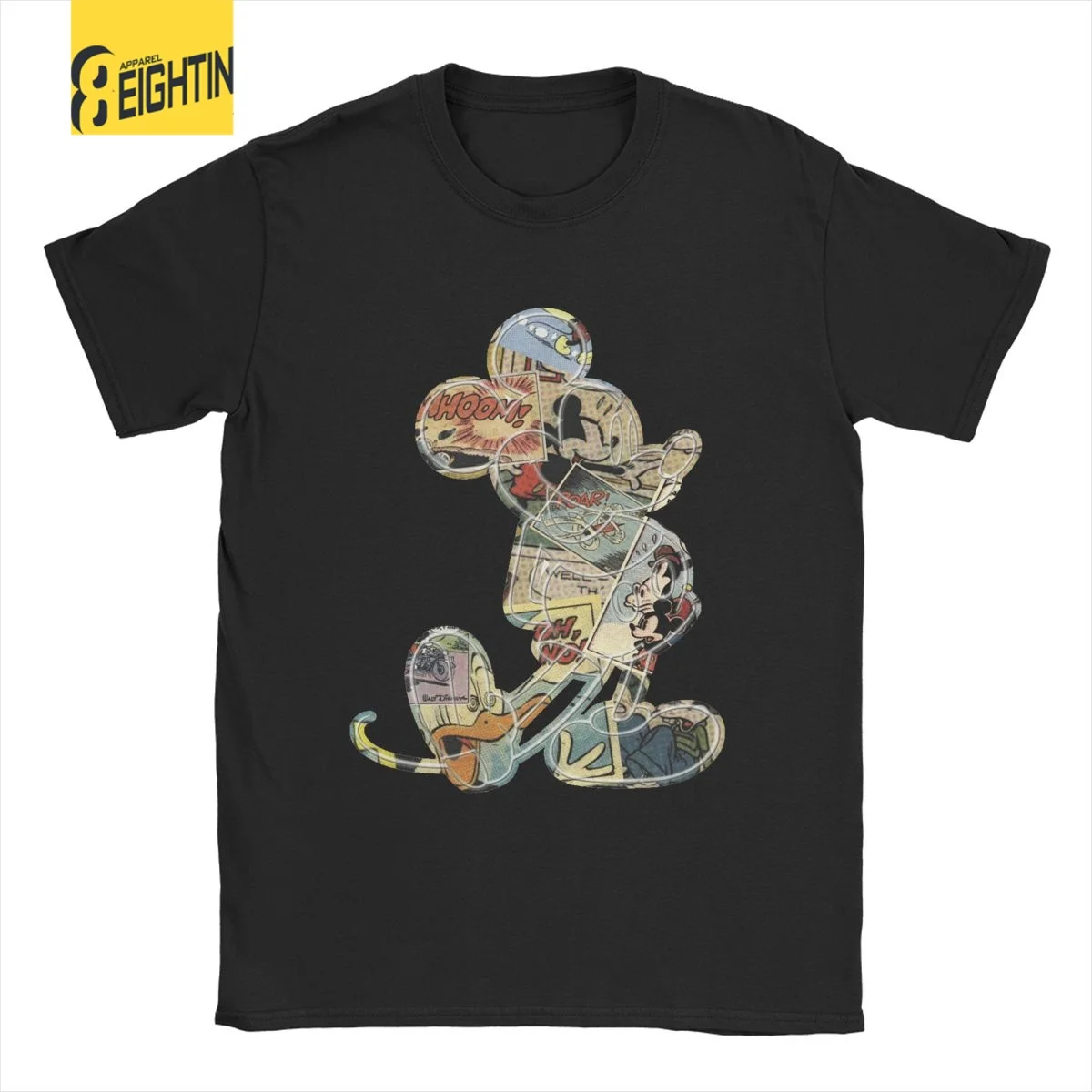 

Disney Men Vintage Mouse Mickey & Friends Clothing Women T-Shirt Round Neck Drop Ship Top Female Harajuku Tops