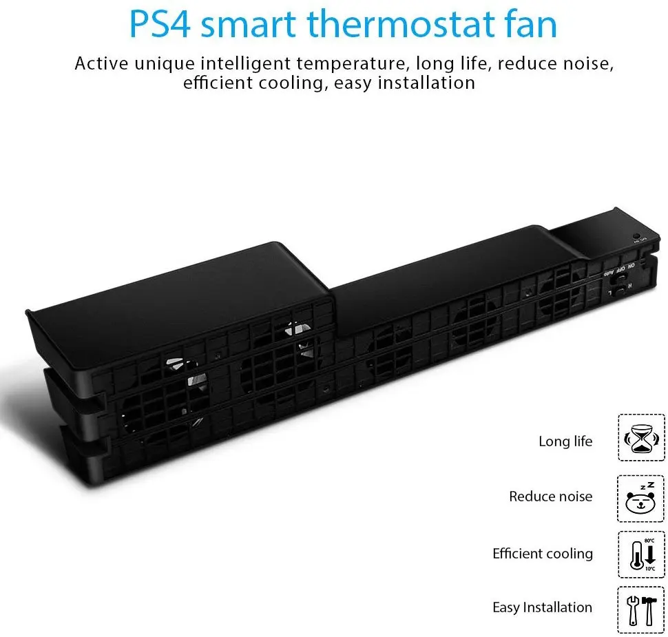 base fan stand for sony ps4 pro game console play station playstation ps 4 pro cooling support cooler accessories holder gaming free global shipping