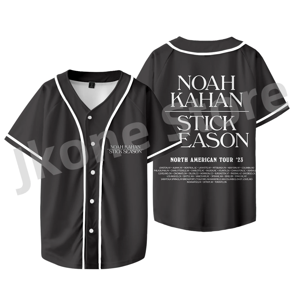 

Бейсбольная куртка Ноя каханя, сезон, модная повседневная футболка с короткими рукавами для мужчин и женщин, уличная одежда